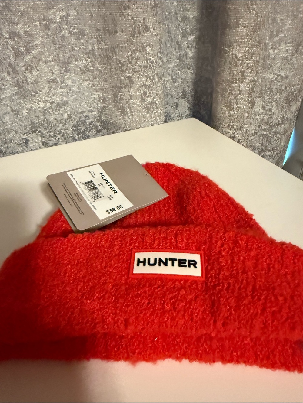 Hunter Red Fuzzy Beanie